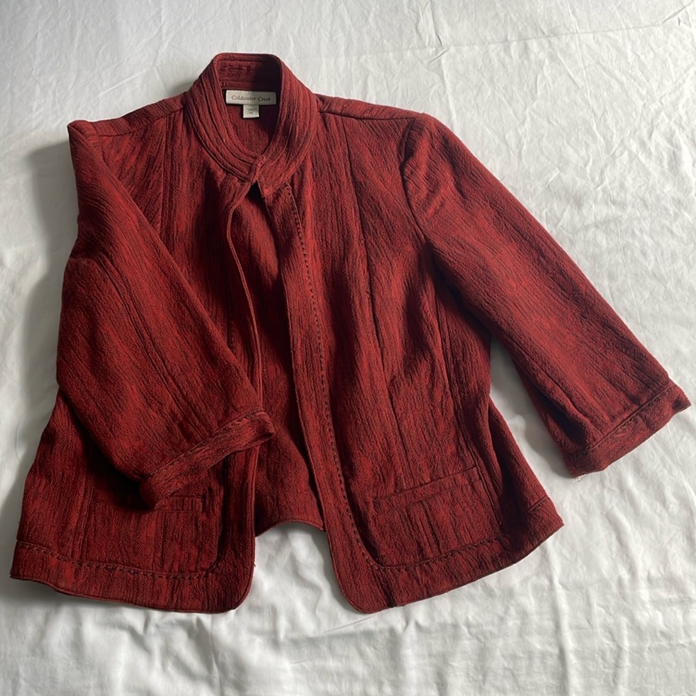 Coldwater Creek open front blazer